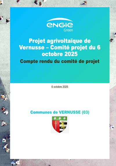 Projet agrivoltaïque Vernusse